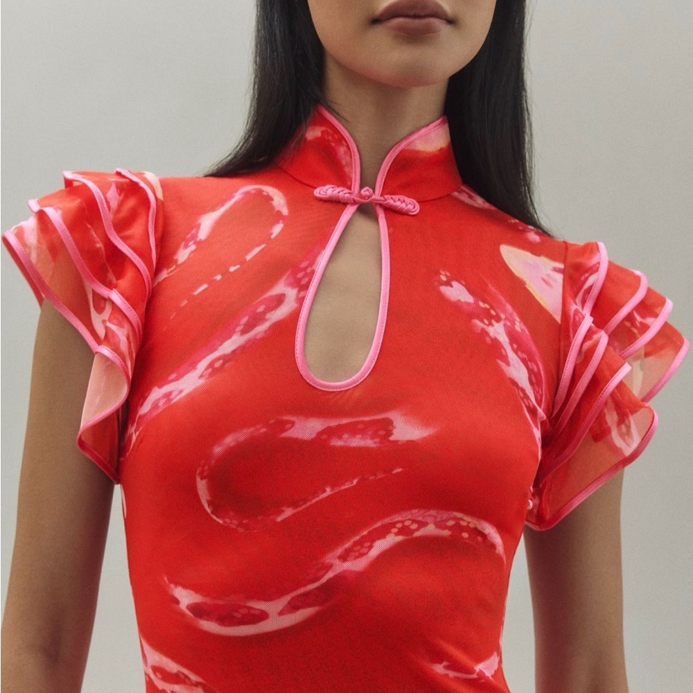 NWT Sau Lee Keilani Dress - Picture 3 of 4